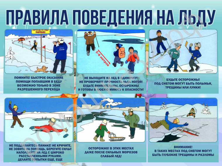 ПАМЯТКА по безопасности людей на водных объектах в весенний период.